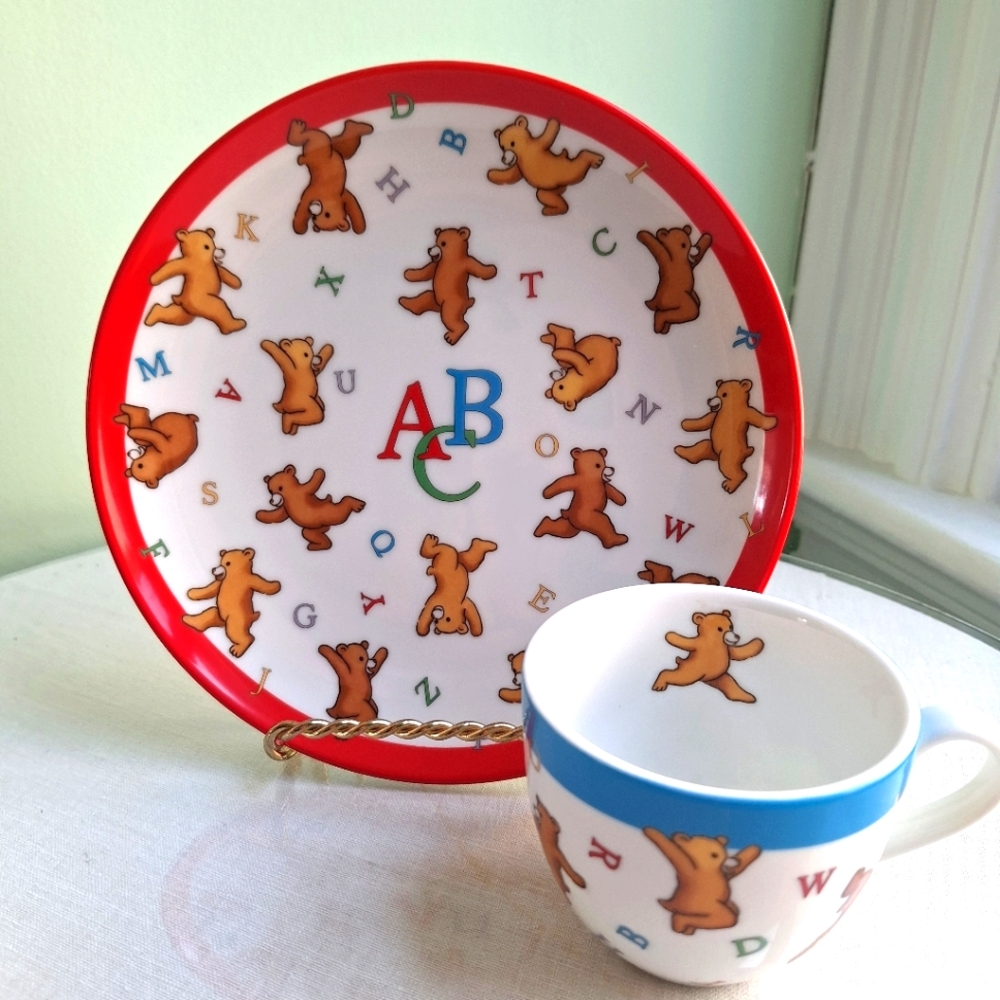 Tiffany & Co. Alphabet Bears Plate